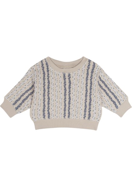 Dikey Çiçek Sweatshirt Pantolon Set modelleri