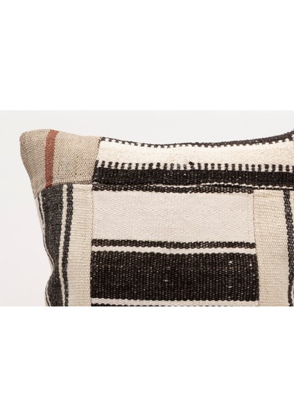 El Yapımı Kilimden Yapılmış Vintage Kırlent Kılıfı, Yün, 40X40 cm fiyatları