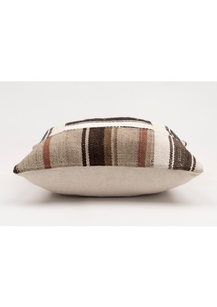 El Yapımı Kilimden Yapılmış Vintage Kırlent Kılıfı, Yün, 40X40 cm modelleri