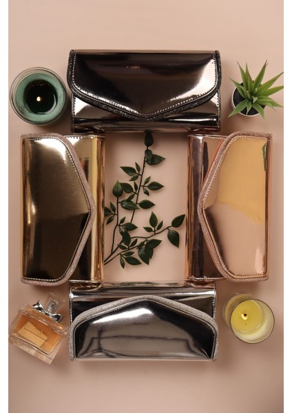 118 Ayna Şeritli Zarif Mektup Abiye Çanta modelleri