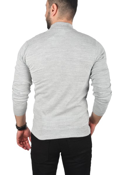 Yarım Balıkçı Yaka Tüylenmeyen Ince Triko Kazak 2505502 fırsatları