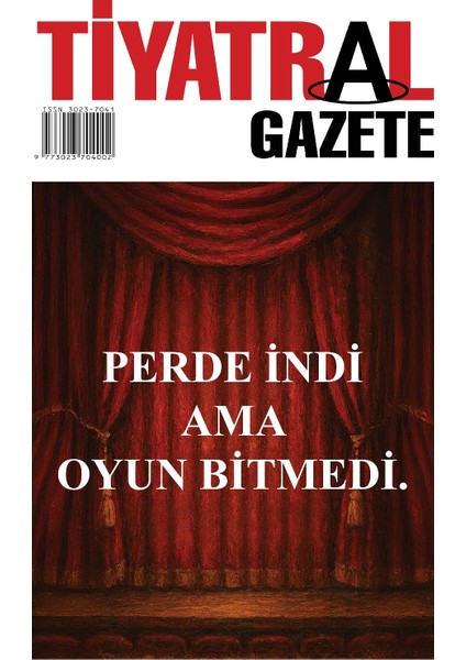 Tiyatral Gazete 16.sayı Ağustos 2025
