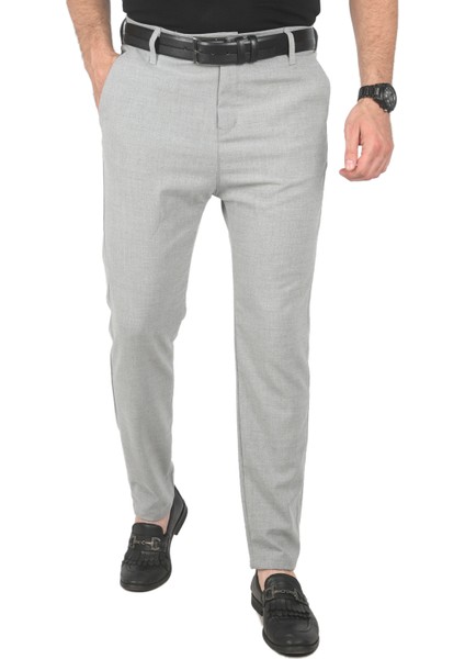 Italyan Kesim Tüylenmez Likralı Spor Pantolon Esnek Kumaş Bilek Boy Boru Paça Klasik Pantolon 2502005 fiyatları