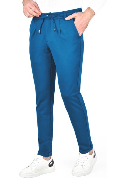 Beli Lastikli Slim Fit Likralı Duble Paça Penye Spor Pantolon 2502385 fiyatları