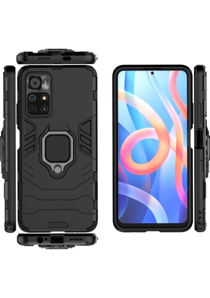 Halka Araba Montaj Kickstand Durumda Xiaomi Redmi Için Not 11T 5g Askeri Sınıf (Yurt Dışından)