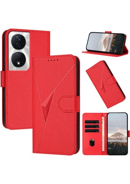 Kickstand Fonksiyonu ile Onur X7B Için Flip Case Koruyucu Cep Pu (Yurt Dışından)