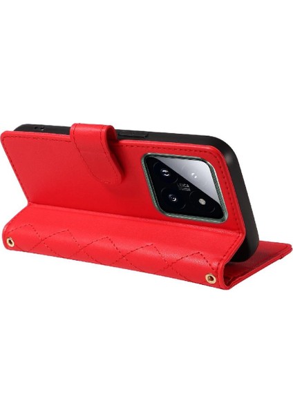 Xiaomi 14 Pro Ayrılabilir Bilek Kayışı ve Uzun Kordon Flip Case (Yurt Dışından) fiyatları