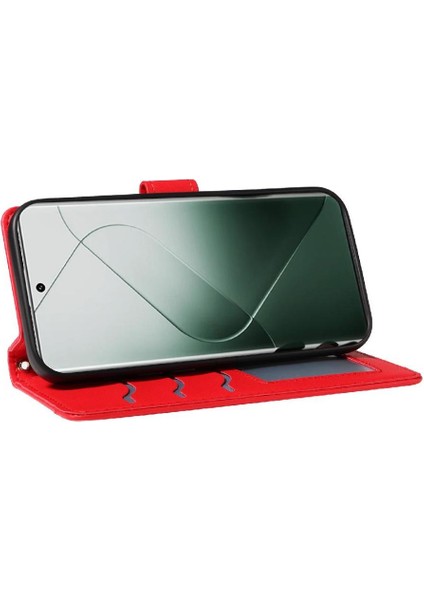 Xiaomi 14 Pro Ayrılabilir Bilek Kayışı ve Uzun Kordon Flip Case (Yurt Dışından) modelleri