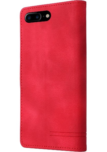 Iphone 7 Için Flip Case Artı/8 Artı Darbeye Basit Iş Deri (Yurt Dışından) modelleri