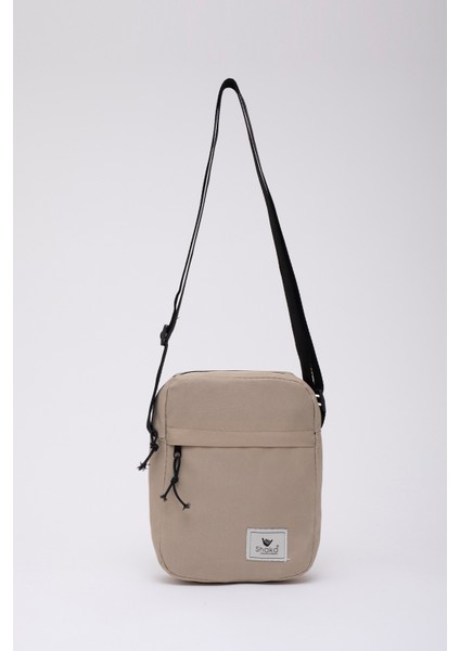 Bej U12 Imperteks Kumaş, Fermuarlı 2 Bölmeli ,ayarlanabilir Askılı, Kol ve Omuz Çantası