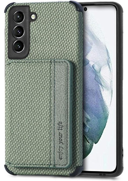 Samsung Galaxy S21 Fe Standı Fonksiyonu Manyetik Kart Tutucu Rfıd (Yurt Dışından)