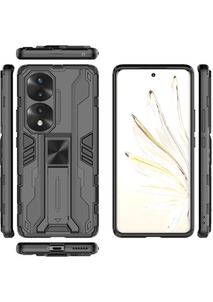 Onur Için Kılıf 70 Pro Artı Kickstand Anti-Scratch Güçlü Manyetik Kapak (Yurt Dışından)