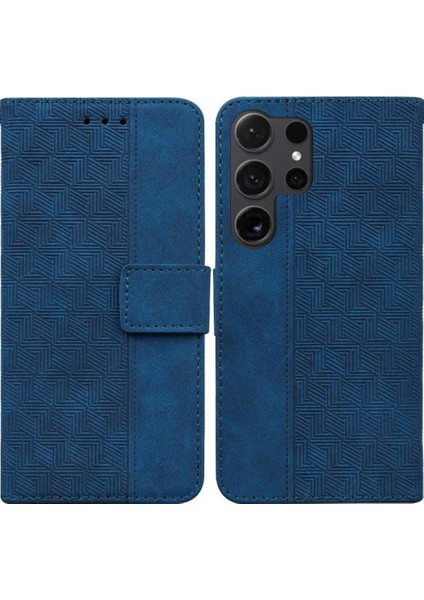 Samsung Galaxy Flip Için Flip Case Ultra 5g Cüzdan Kapak Geometrik Kabartmalı (Yurt Dışından)