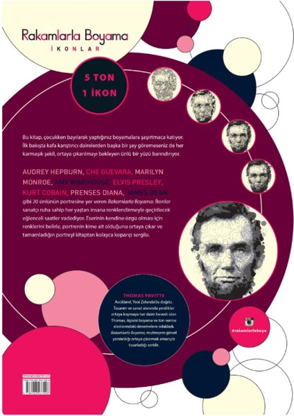 Rakamlarla Boyama: İkonlar - Thomas Pavitte 48 Sayfa fiyatları