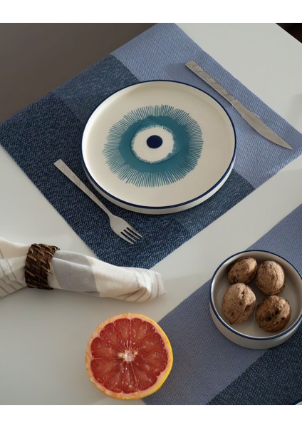 Handmade 6 Parça Nazar Boncuklu Pasta Takımı & Lüx Sunum Servisleri indirimleri