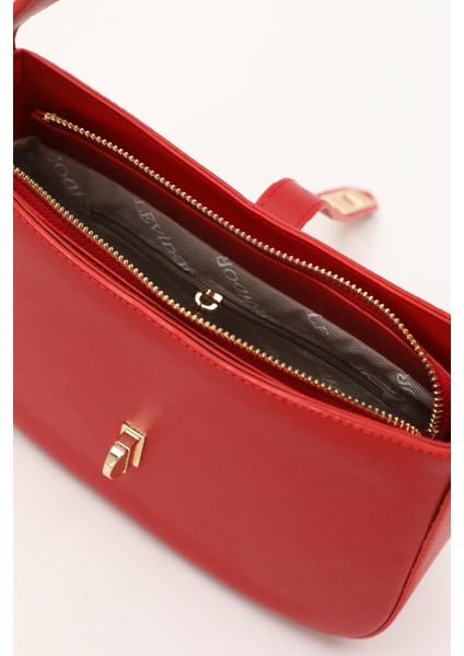 Kırmızı Kadın Omuz Çantası Levidor 930159 fırsatları