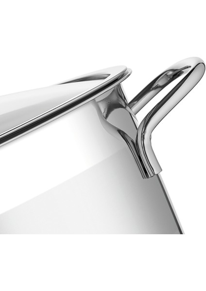 Ambos Saphire Paslanmaz Çelik 16 cm Cam Kapaklı Derin Tencere fırsatları