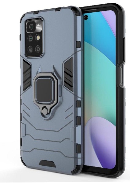 Halka Araba Montaj Kickstand Durumda Xiaomi Redmi Için 10 2022 Kickstand Askeri (Yurt Dışından) modelleri