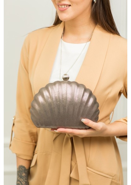 180 Sıvama Istiridye Abiye Çanta | Işıltılı Özel Gece Çantası fırsatları