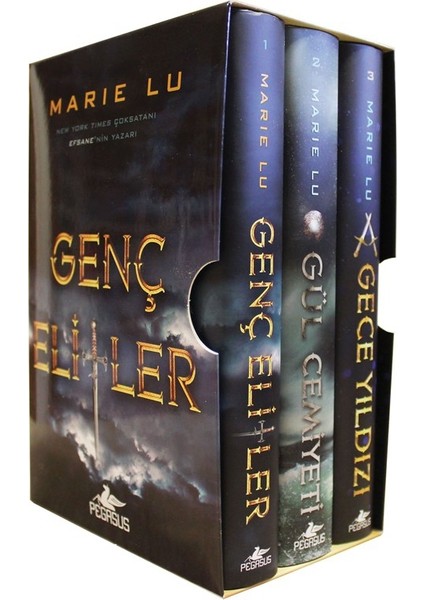 Genç Elitler Serisi Kutulu Özel Set - Marie Lu (Ciltli) İmzalı Fantastik Roman