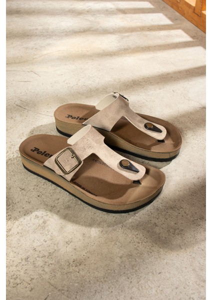 Günlük Kadın Erkek Yetişkin Mantar Taban Desenli Tokalı Ayarlanabilir Parmak Arası Terlik 34158 - 77 indirimleri