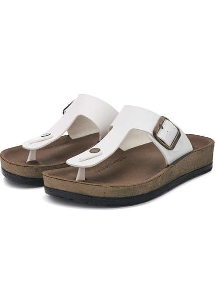 Günlük Kadın Erkek Yetişkin Mantar Taban Desenli Tokalı Ayarlanabilir Parmak Arası Terlik 34158 - 77 fiyatları