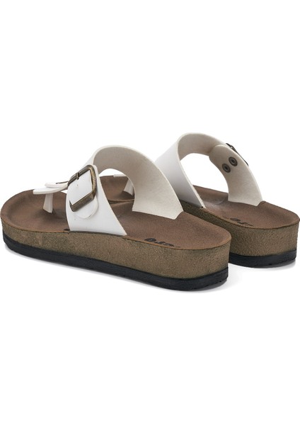 Günlük Kadın Erkek Yetişkin Mantar Taban Desenli Tokalı Ayarlanabilir Parmak Arası Terlik 34158 - 77 modelleri