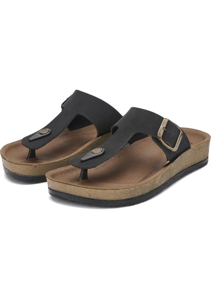 Günlük Kadın Erkek Yetişkin Mantar Taban Desenli Tokalı Ayarlanabilir Parmak Arası Terlik 34158 - 77 fiyatları