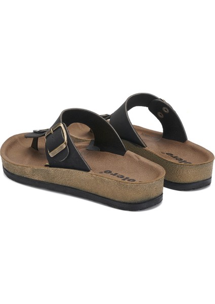 Günlük Kadın Erkek Yetişkin Mantar Taban Desenli Tokalı Ayarlanabilir Parmak Arası Terlik 34158 - 77 modelleri