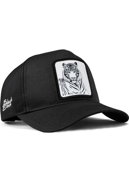 V1 Baseball Bengal Kaplan - 1 Kod Logolu Unisex Siyah Şapka (Cap)