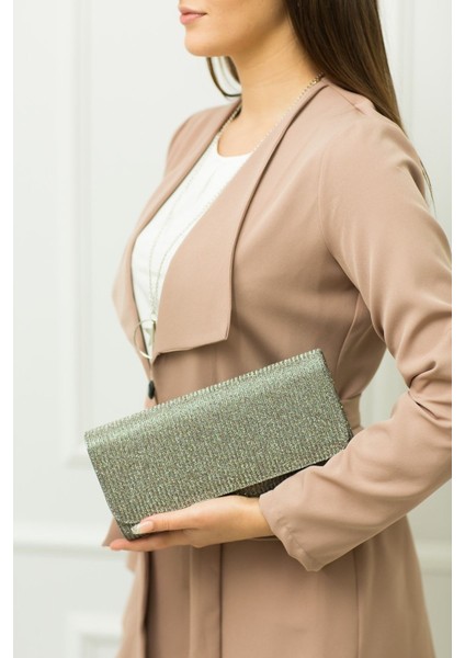 Weembag Çizgili Çupra Kapaklı Portföy Valencia Kadın Çanta