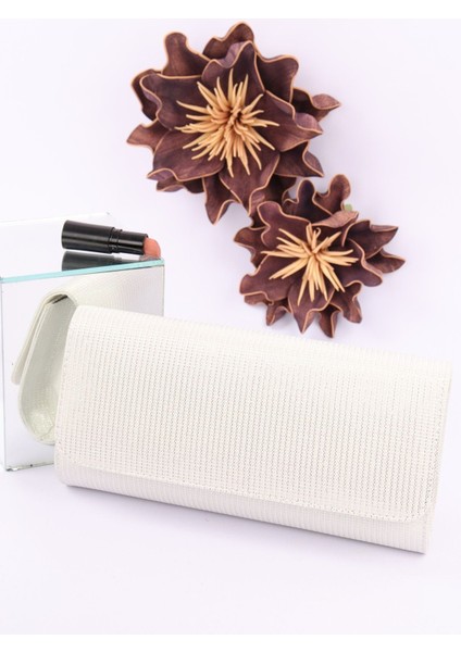 Weembag Çizgili Çupra Kapaklı Portföy Valencia Kadın Çanta