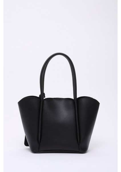 Siyah SHK122 Suni Deri, Çıtçıtlı, Makyaj Çantalı, Cüzdanlı El, Kol ve Omuz Çantası modelleri