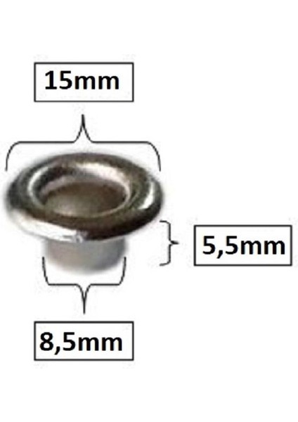 Kuşgözü 5 No 1000 Adet (Alt Pul Dahil Değildir) Nikel fiyatları