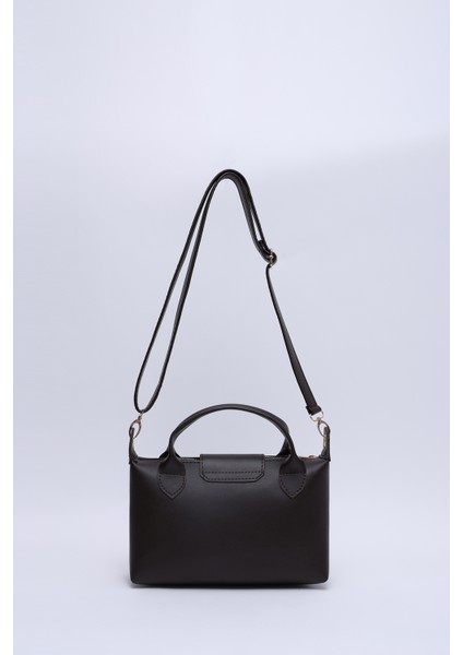 Kahve Rengi SHK135 Suni Deri, Tek Bölmeli, Çift Askılı El, Kol ve Çapraz Omuz Çantası fırsatları