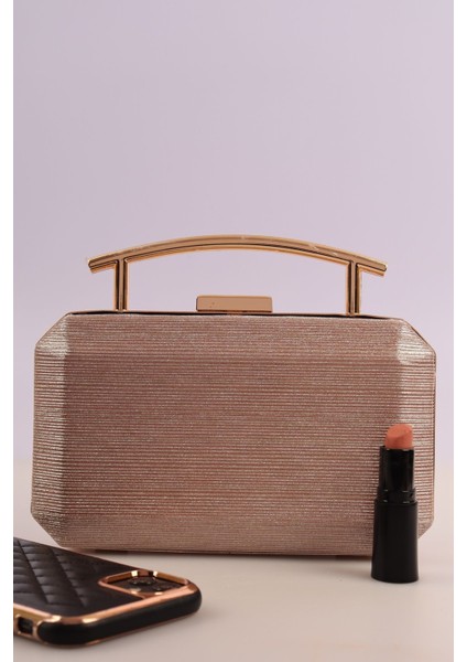 710 Sindirella Demir Saplı Abiye Çanta | Lüks Görünümlü Çanta