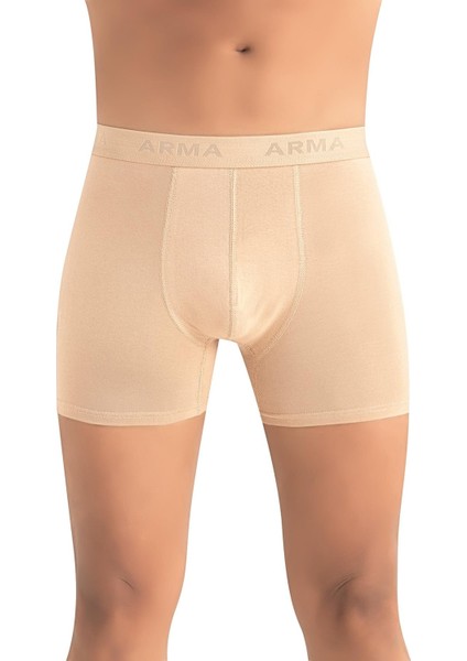 6'lı Paket Erkek Pamuklu Likralı Esnek Kumaş Renkli Boxer