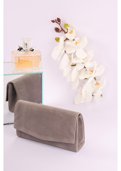 201 Süet Minik Zarf Abiye Çanta | Zarif ve Kullanışlı Çanta