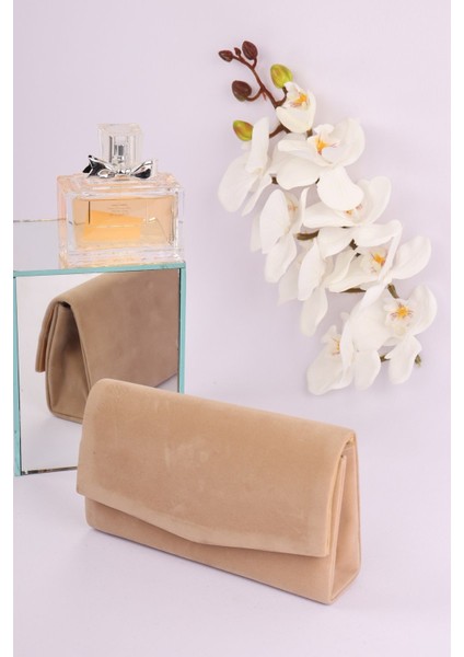 201 Süet Minik Zarf Abiye Çanta | Zarif ve Kullanışlı Çanta