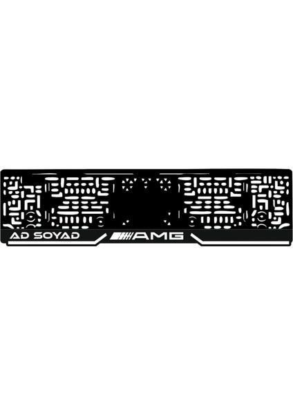 Amg 2 Adet Pleksi Plakalık