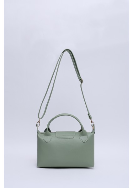 Mint Yeşil SHK135 Suni Deri, Tek Bölmeli, Çift Askılı El, Kol ve Çapraz Omuz Çantası fırsatları