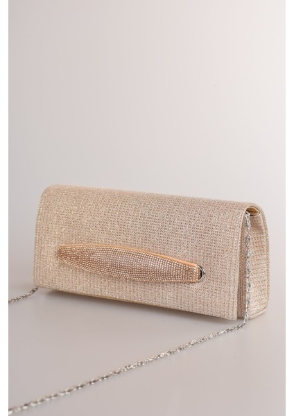 260 Çizgili Çupra Saplı Kapaklı Abiye Çanta | Modern Abiye Çanta modelleri