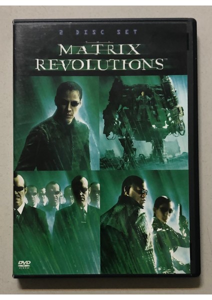 Matrix Revolutions DVD Çift CD Kitapçık Mevcut (Orijinal Dönem Baskı Dvd)