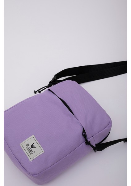 Lila U12 Imperteks Kumaş, Fermuarlı 2 Bölmeli ,ayarlanabilir Askılı, Kol ve Omuz Çantası indirimleri