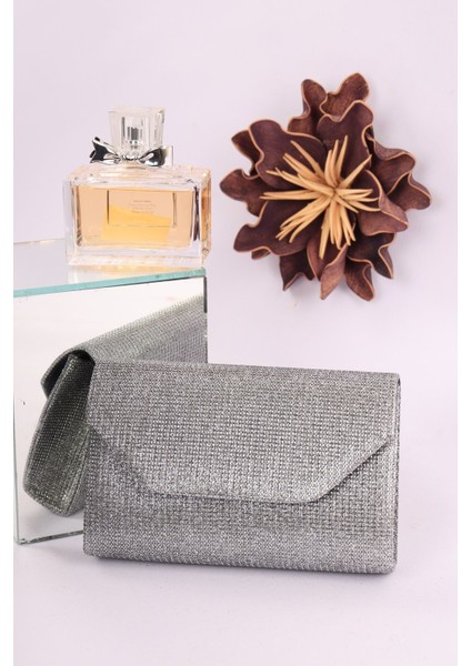 419 Çizgili Çupra Model Balo Abiye Çanta