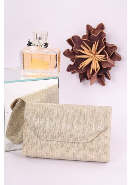 419 Çizgili Çupra Model Balo Abiye Çanta