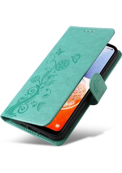 Samsung Galaxy A14 Için Flip Case 4g/5g Cardyuvaları Deri Çiçek Flip Case (Yurt Dışından) fırsatları
