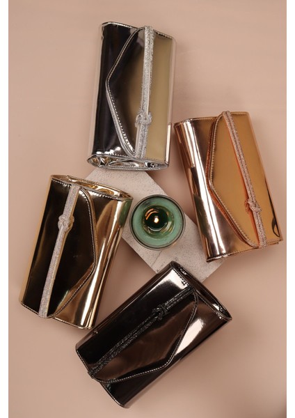 117 Ayna Düğmeli Zarif Mektup Abiye Çanta fiyatları