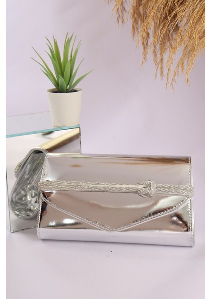 117 Ayna Düğmeli Zarif Mektup Abiye Çanta modelleri