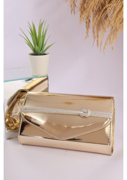 117 Ayna Düğmeli Zarif Mektup Abiye Çanta modelleri